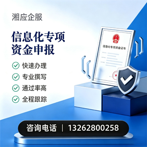 山东信息化专项资金申报服务